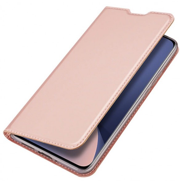 Dux Ducis Skin Pro flipfodral, plånbok och stativ för Xiaomi Poco M6 Pro / Redmi 12/12R - rosa
