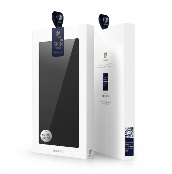 Dux Ducis Skin Pro hölsterfodral med flik Motorola Moto G71 5G svart