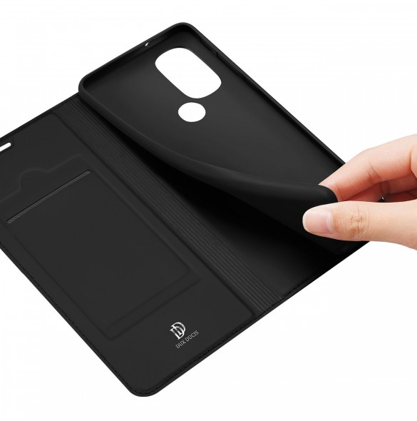 Dux Ducis Skin Pro hölsterfodral med flik Motorola Moto G71 5G svart