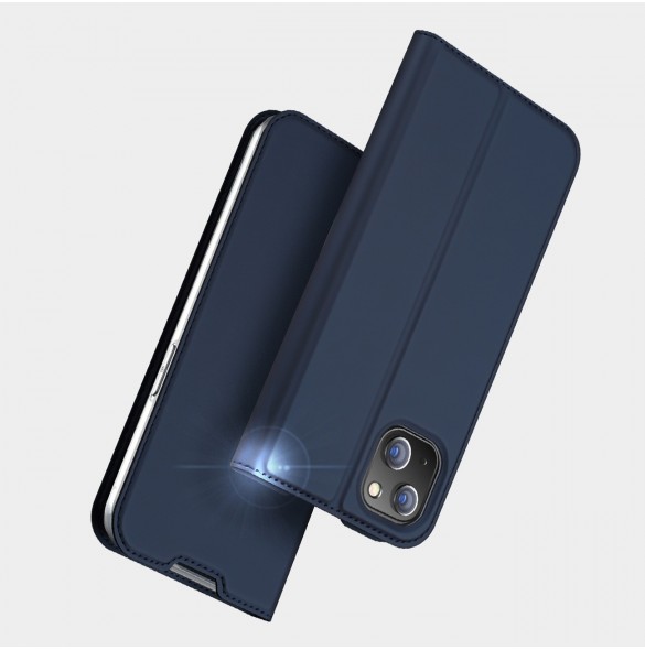 Dux Ducis Skin Pro hölsterfodral med flip iPhone 13/14 svart