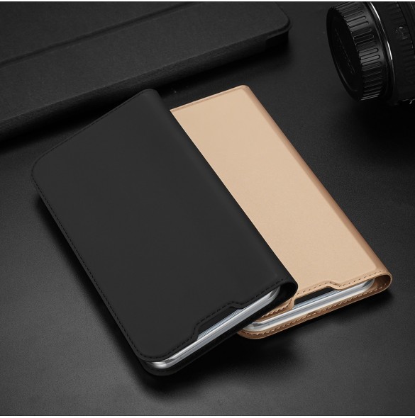 Dux Ducis Skin Pro hölsterfodral med flip iPhone 13/14 svart