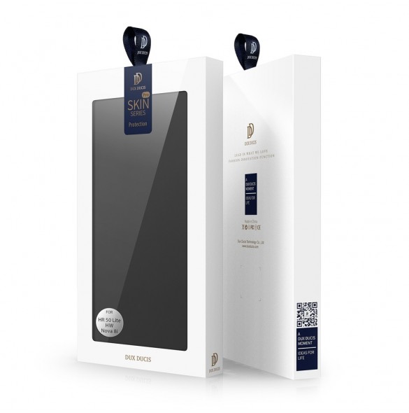 Dux Ducis Skin Pro hölsterfodral med flik Honor 50 Lite svart