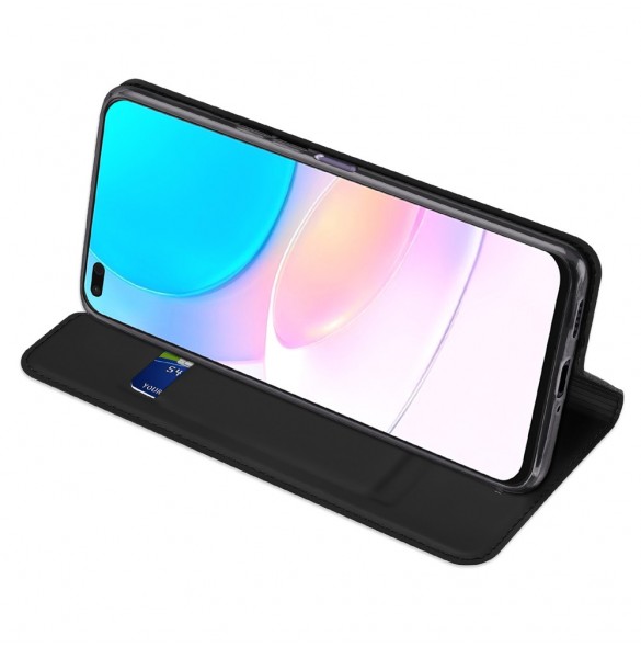 Dux Ducis Skin Pro hölsterfodral med flik Honor 50 Lite svart