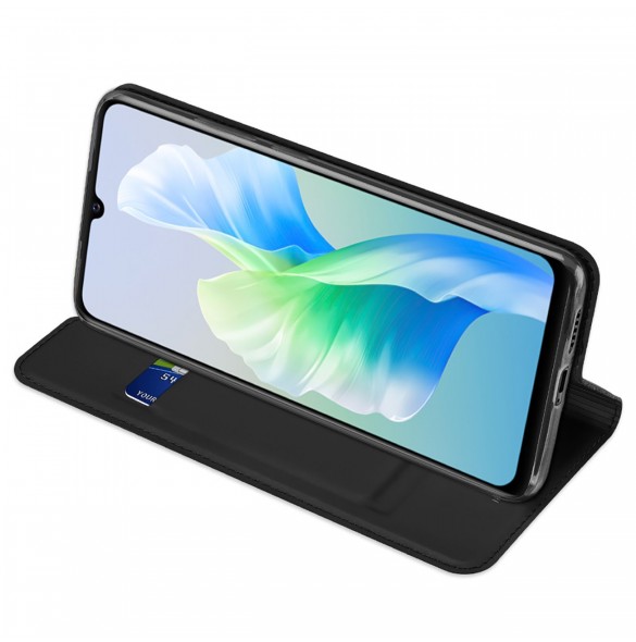 Dux Ducis Skin Pro Hölster Cover Flap Vivo V23e svart