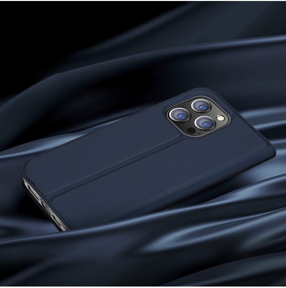 Dux Ducis Skin Pro hölster skal flip skal för iPhone 14 Pro Max rosa