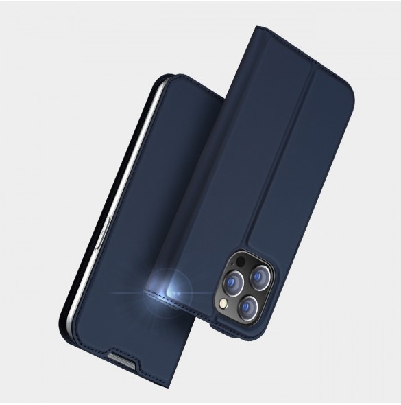 Dux Ducis Skin Pro hölster skal flip skal för iPhone 14 Pro Max rosa