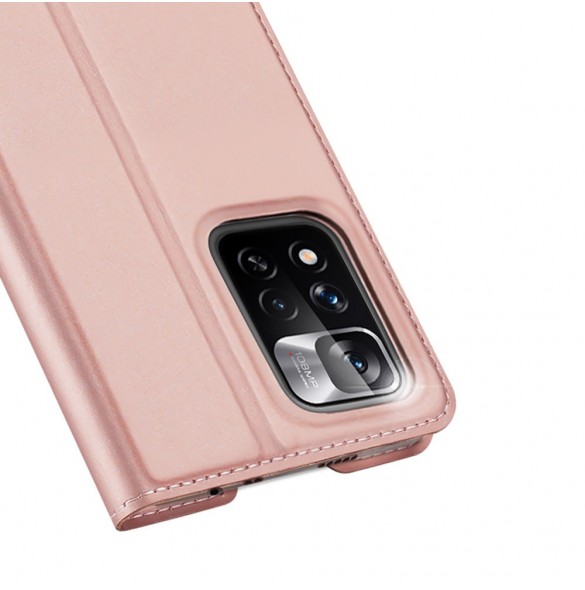 Dux Ducis Skin Pro Hölster Cover Flip Cover för Poco M4 Pro 5G rosa