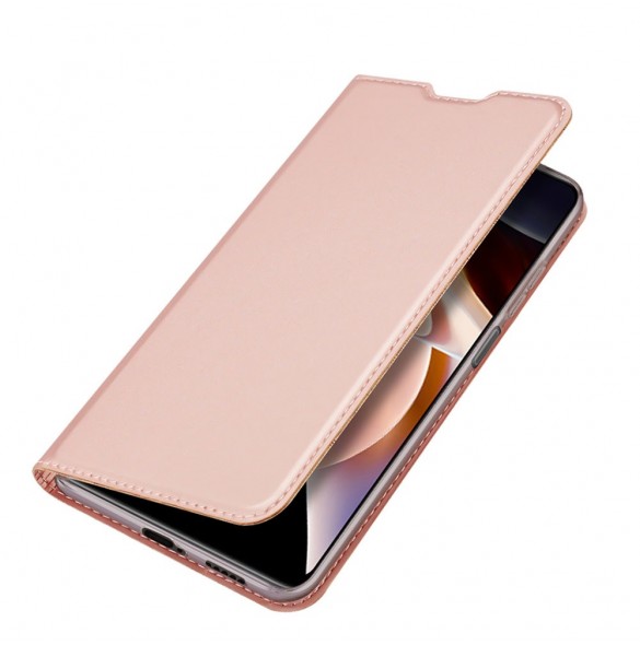 Dux Ducis Skin Pro Hölster Cover Flip Cover för Poco M4 Pro 5G rosa