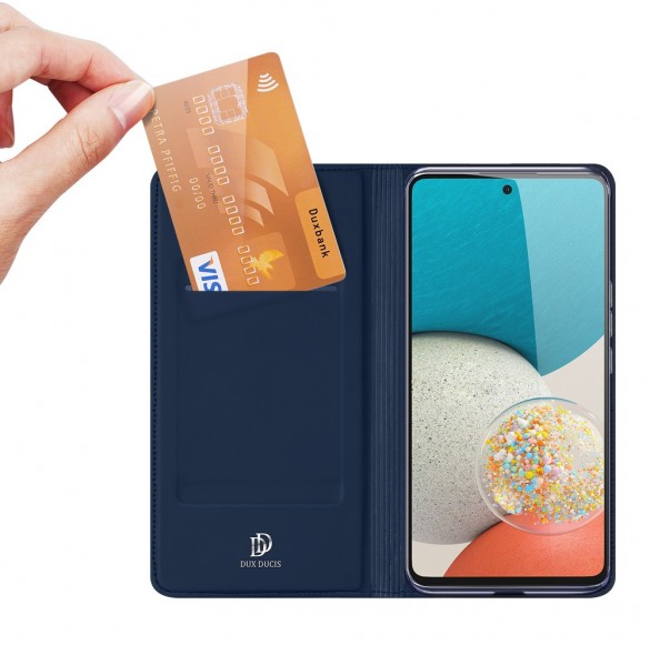 Dux Ducis Skin Pro Hölster Cover Flip Cover för Samsung Galaxy A53 5G blå
