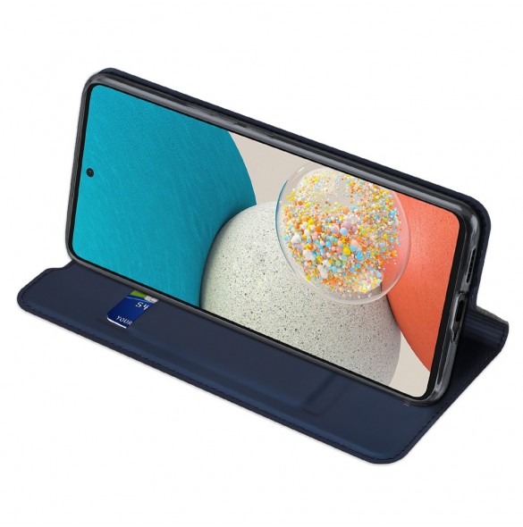 Dux Ducis Skin Pro Hölster Cover Flip Cover för Samsung Galaxy A53 5G blå