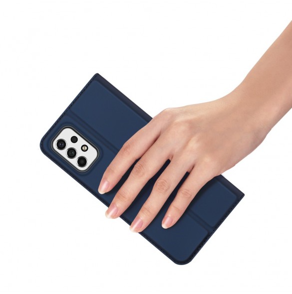 Dux Ducis Skin Pro Hölster Cover Flip Cover för Samsung Galaxy A53 5G blå