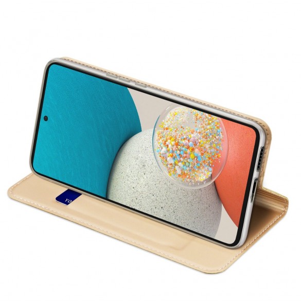 Dux Ducis Skin Pro Hölster Cover Flip Cover för Samsung Galaxy A53 5G guld