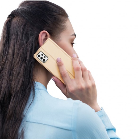 Dux Ducis Skin Pro Hölster Cover Flip Cover för Samsung Galaxy A53 5G guld