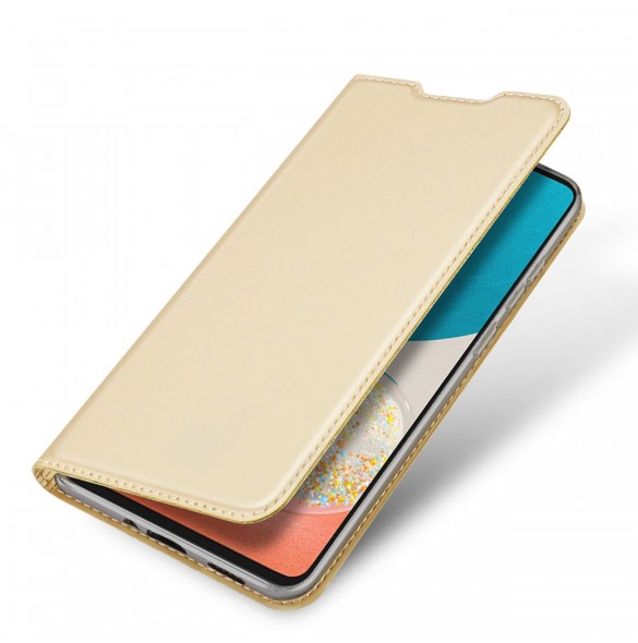Dux Ducis Skin Pro Hölster Cover Flip Cover för Samsung Galaxy A73 guld