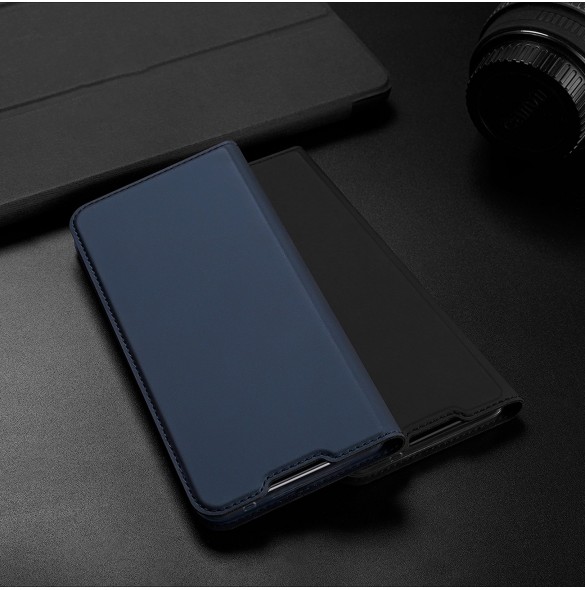 Dux Ducis Skin Pro hölsterskydd flip-skydd för Vivo X80 Pro svart