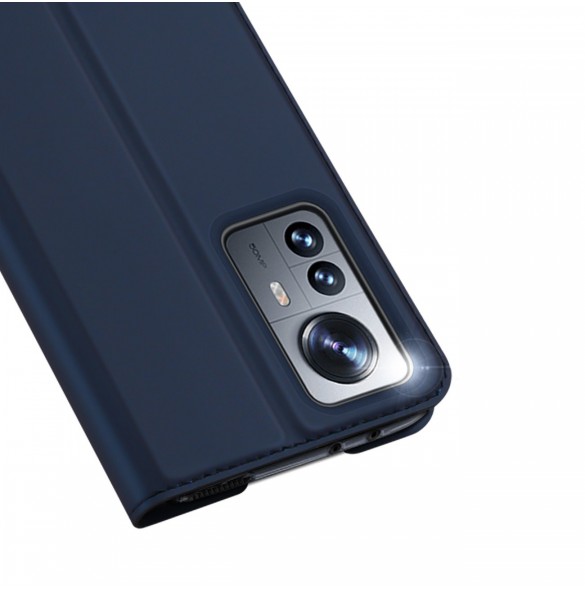 Dux Ducis Skin Pro Hölster Cover Flip Cover för Xiaomi 12 Pro blå