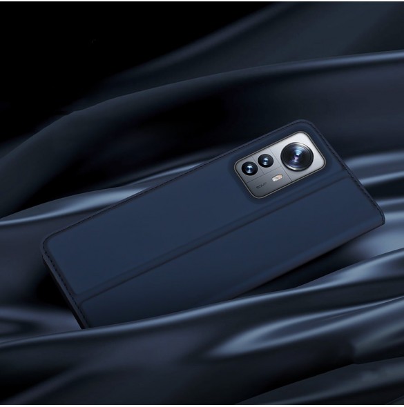 Dux Ducis Skin Pro Hölster Cover Flip Cover för Xiaomi 12 Pro blå