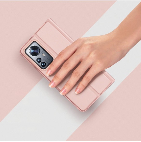 Dux Ducis Skin Pro Hölster Cover Flip Cover för Xiaomi 12 Pro blå