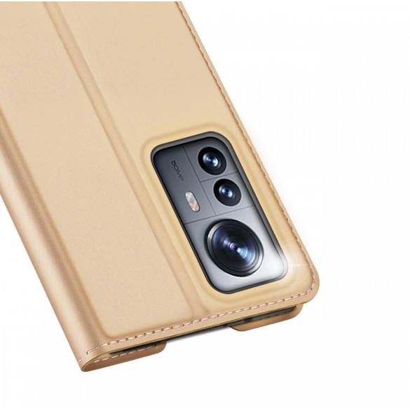 Dux Ducis Skin Pro Hölster Cover Flip Cover för Xiaomi 12 Pro guld
