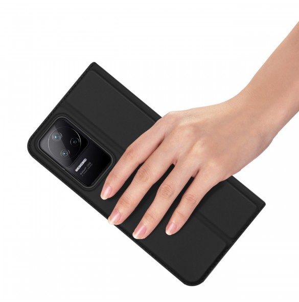 Dux Ducis Skin Pro Hölster Cover Flip Cover för Xiaomi Poco F4 5G svart