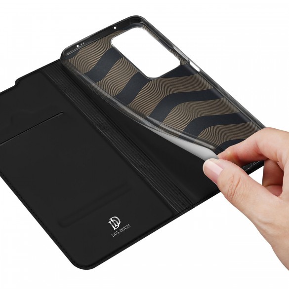 Dux Ducis Skin Pro Hölster Cover Flip Cover för Xiaomi Poco F4 5G svart