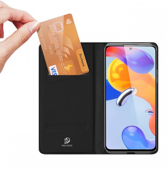 Dux Ducis Skin Pro hölsterskydd Flip Cover för Xiaomi Redmi Note 11 Pro 5G / 11 Pro svart