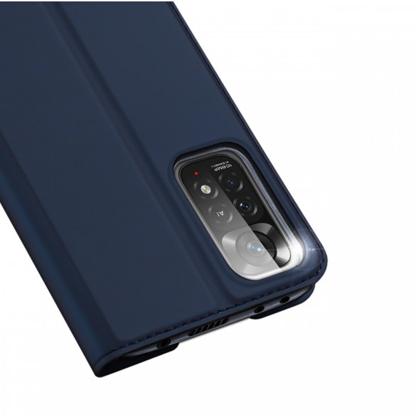 Dux Ducis Skin Pro hölsterskydd Flip Cover för Xiaomi Redmi Note 11 Pro 5G / 11 Pro blå