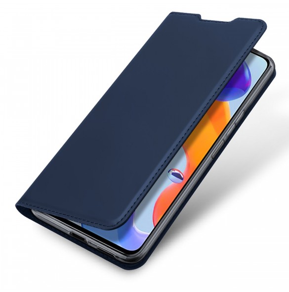 Dux Ducis Skin Pro hölsterskydd Flip Cover för Xiaomi Redmi Note 11 Pro 5G / 11 Pro blå