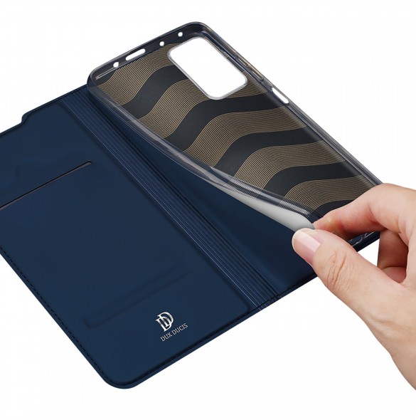 Dux Ducis Skin Pro hölsterskydd Flip Cover för Xiaomi Redmi Note 11 Pro 5G / 11 Pro blå
