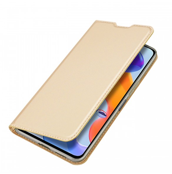 Dux Ducis Skin Pro hölsterskydd Flip Cover för Xiaomi Redmi Note 11 Pro 5G / 11 Pro guld