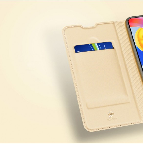 Dux Ducis Skin Pro hölsterskydd Flip Cover för Xiaomi Redmi Note 11 Pro 5G / 11 Pro guld