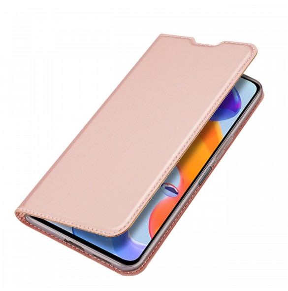 Dux Ducis Skin Pro hölsterskydd Flip Cover för Xiaomi Redmi Note 11 Pro 5G / 11 Pro rosa