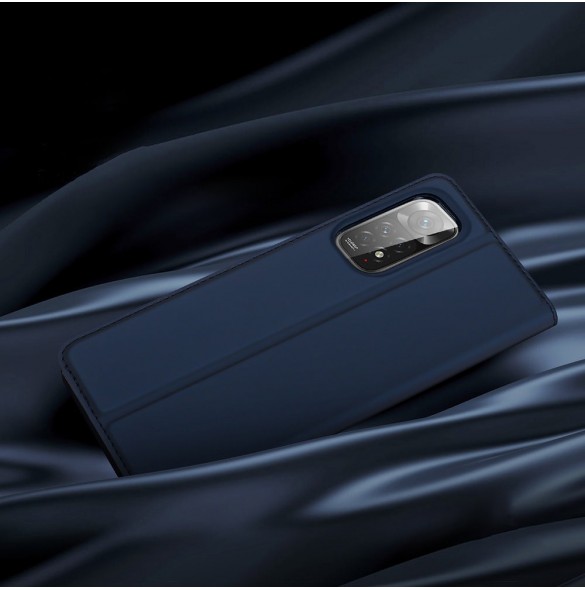 Dux Ducis Skin Pro hölsterskydd Flip Cover för Xiaomi Redmi Note 11S / Note 11 guld