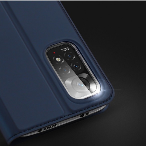 Dux Ducis Skin Pro hölsterskydd Flip Cover för Xiaomi Redmi Note 11S / Note 11 guld