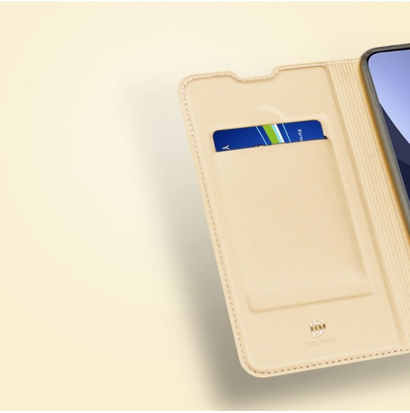 Dux Ducis Skin Pro Hölster Cover Flip Cover Xiaomi 12X / 12 guld