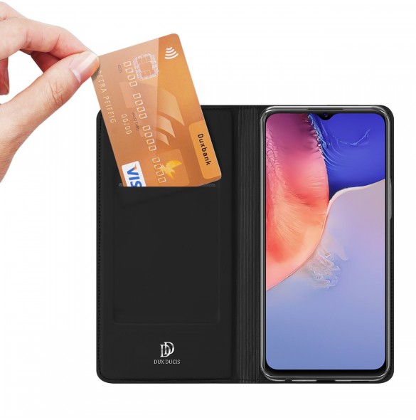 Dux Ducis Skin Pro hölsterskydd Flip Vivo Y01 / Y15s / Y15a svart