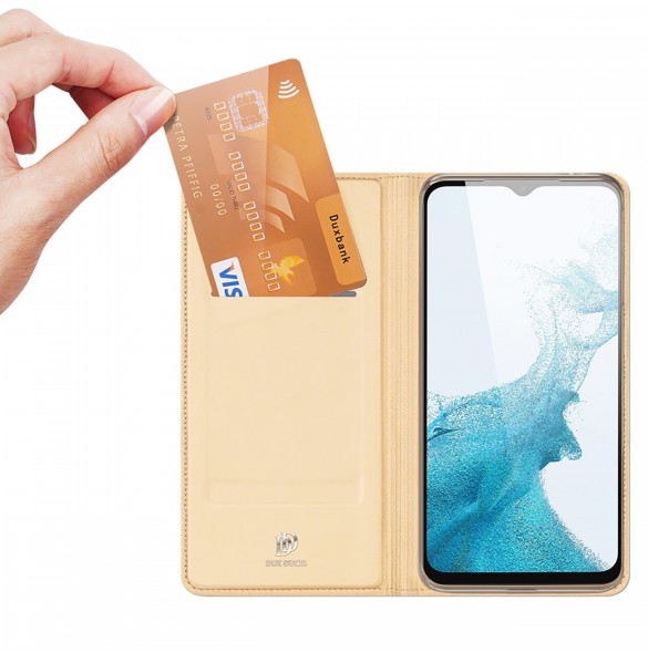 Dux Ducis Skin Pro hölsterfodral till Samsung Galaxy A23 guld