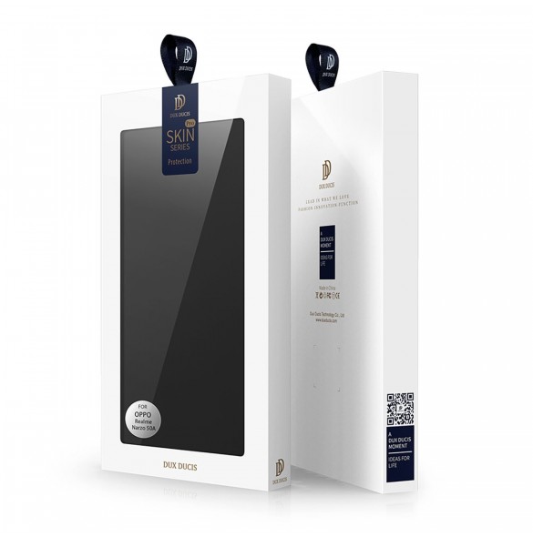 Dux Ducis Skin Pro hölsteröverdrag med flik Realme Narzo 50A svart