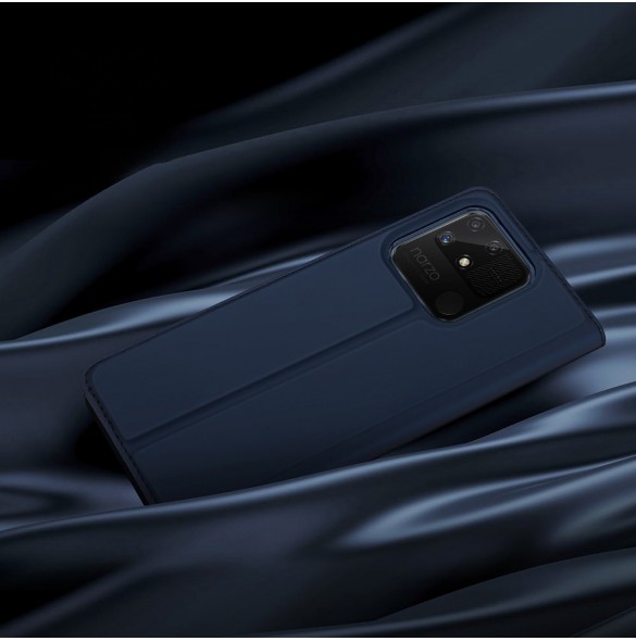 Dux Ducis Skin Pro hölsteröverdrag med flik Realme Narzo 50A svart