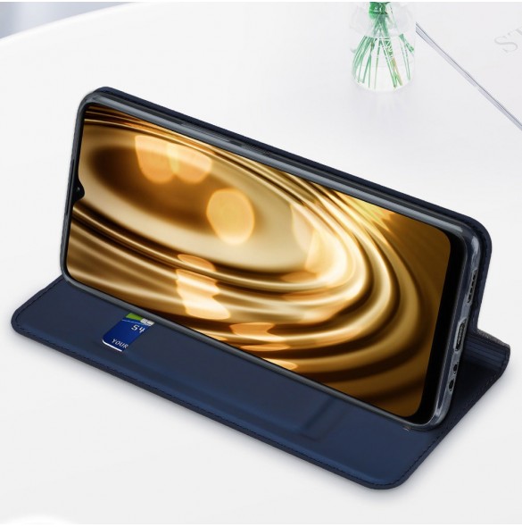Dux Ducis Skin Pro hölsteröverdrag med flik Realme Narzo 50A svart