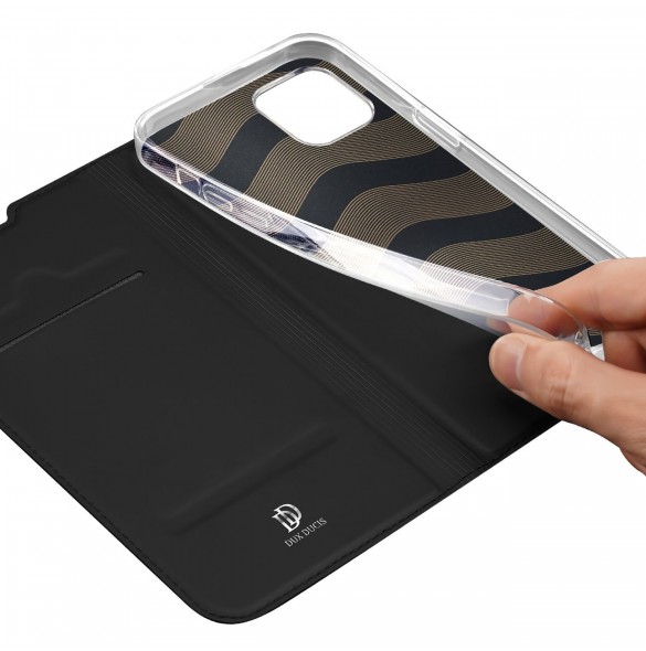 Dux Ducis Skin Pro Hölster Flip Cover för iPhone 14 Plus svart
