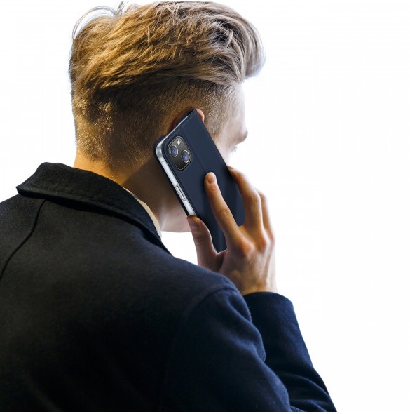 Dux Ducis Skin Pro Hölster Flip Cover för iPhone 14 Plus blå