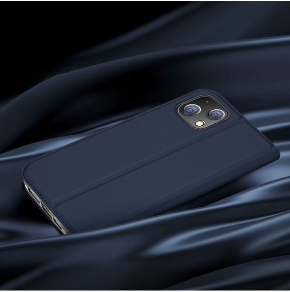 Dux Ducis Skin Pro Hölster Flip Cover för iPhone 14 Plus blå
