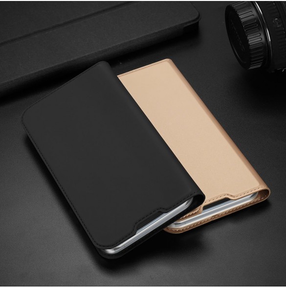 Dux Ducis Skin Pro Holster Flip Cover för iPhone 14 Plus guld