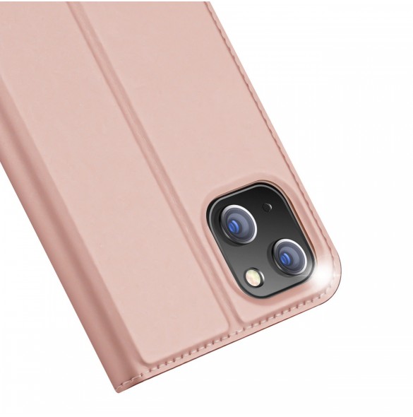 Dux Ducis Skin Pro Hölster Flip Cover för iPhone 14 Plus rosa