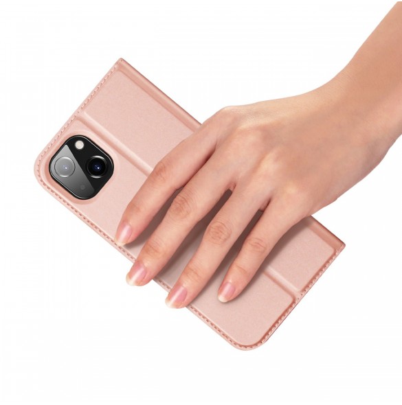 Dux Ducis Skin Pro Hölster Flip Cover för iPhone 14 Plus rosa