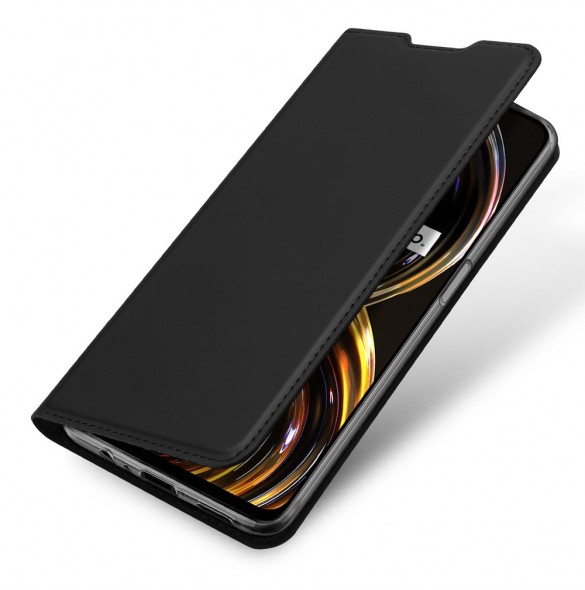 Dux Ducis Skin Pro hölsterfodral med flik Realme 8i svart