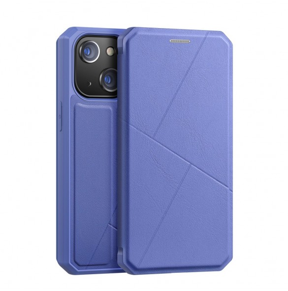 DUX DUCIS Skin X Bokhylla typ fodral för iPhone 13 blå