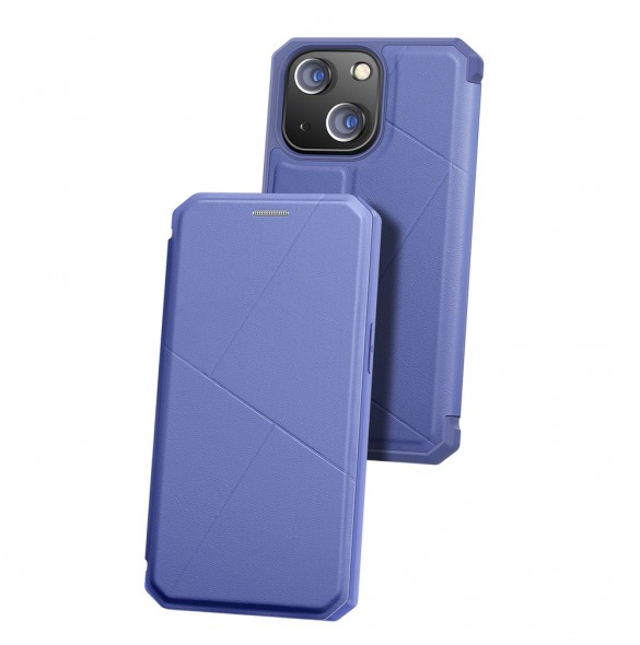 DUX DUCIS Skin X Bokhylla typ fodral för iPhone 13 blå
