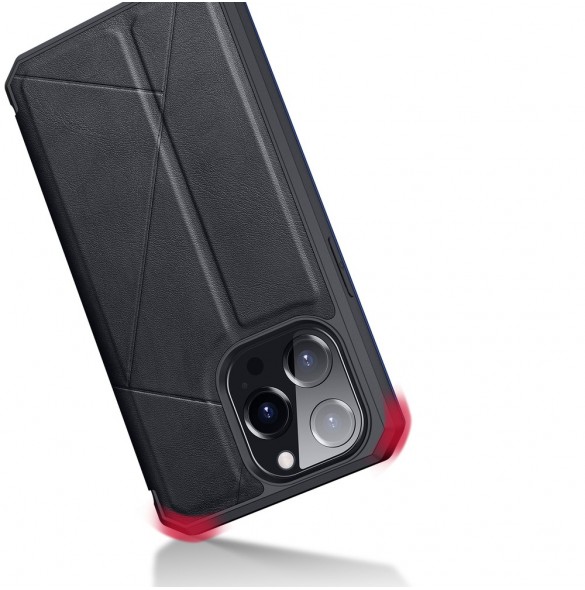 DUX DUCIS Skin X Bokhylla typ fodral för iPhone 13 Pro svart